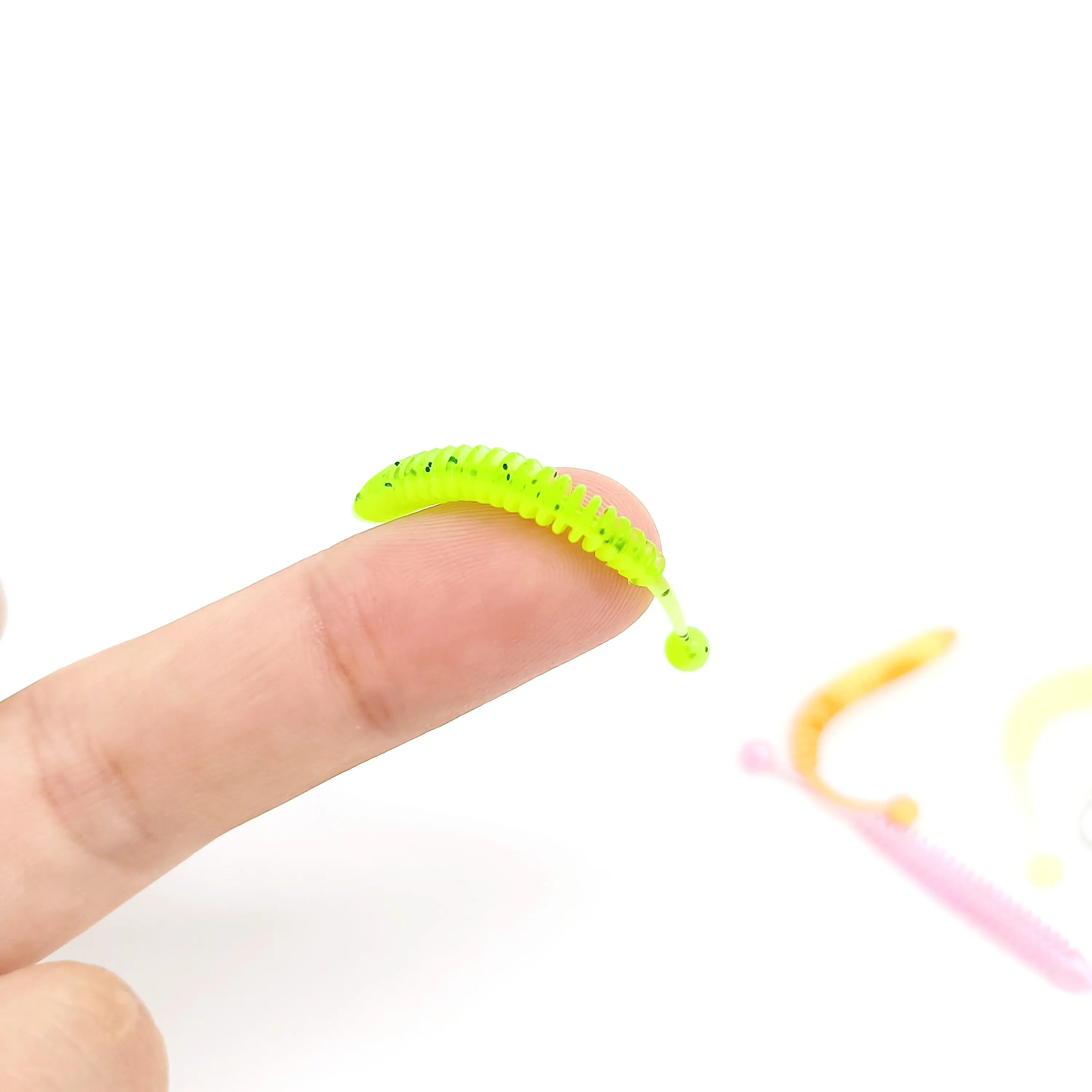 DUODUOYU 10PCS Mini Weiche Angeln Locken 47mm/57mm/77mm Nadel Silikon Swimbait Wobbler Künstliche köder Seebarsch Angelgerät – Detail 14