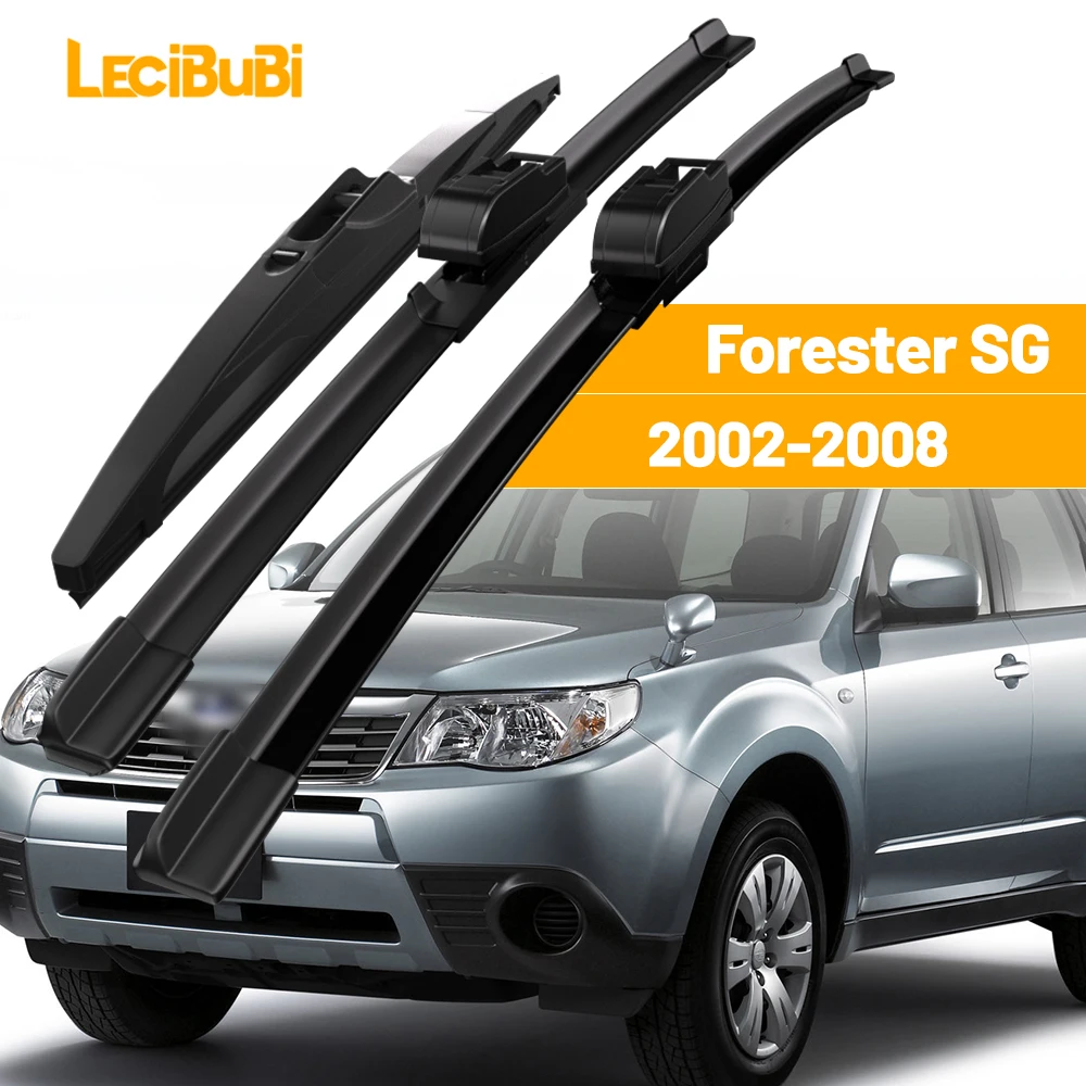 

For Subaru Forester SG 2002-2008 1set Front & Rear Windshield Wiper Blades Windscreen Wipers 2004 2005 2006 2007 Accessories