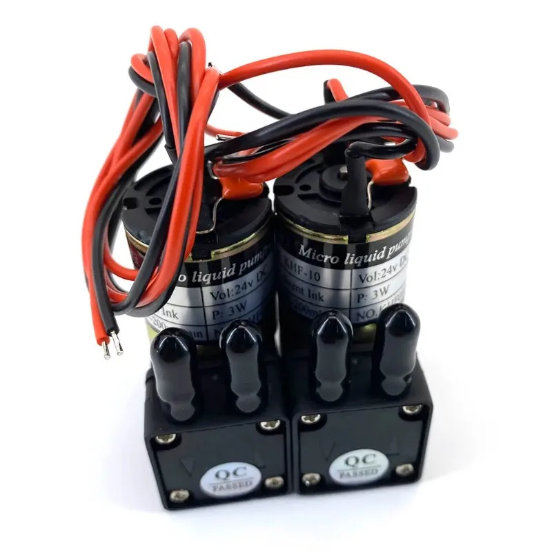 24V Miniature Diaphragm Ink Pump, Large Format Photo Machine Weak Solvent Ink Pump