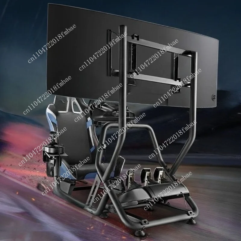 LRS09-BS03 Premium Game Seat Car Gaming Driving Simulator Racing Simulator Cockpit with Single Monitor Mount