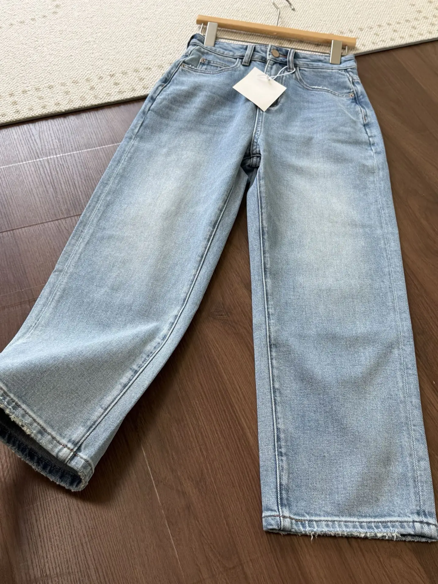 2026 Spring/Summer New High-Quality Casual Loose Wide-Leg Regular Style Jeans For Women