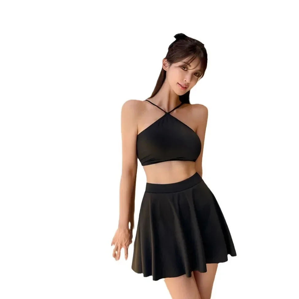 Conservative Cover-Up Bikini Set Sexy Pure Desire High-End Feel Casual Cross-Border Swimwear New Style Skirt Design Slimming