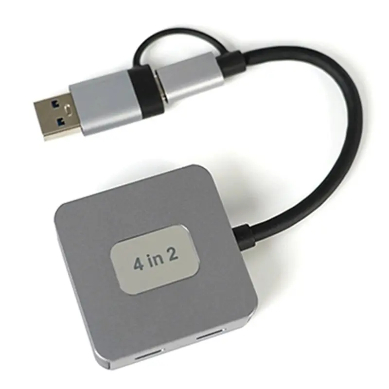 

YSS-Tablet PC USB 3.2 4-In-1 Docking Station 10Gbps High-Speed Type-C Splitter Docking Station