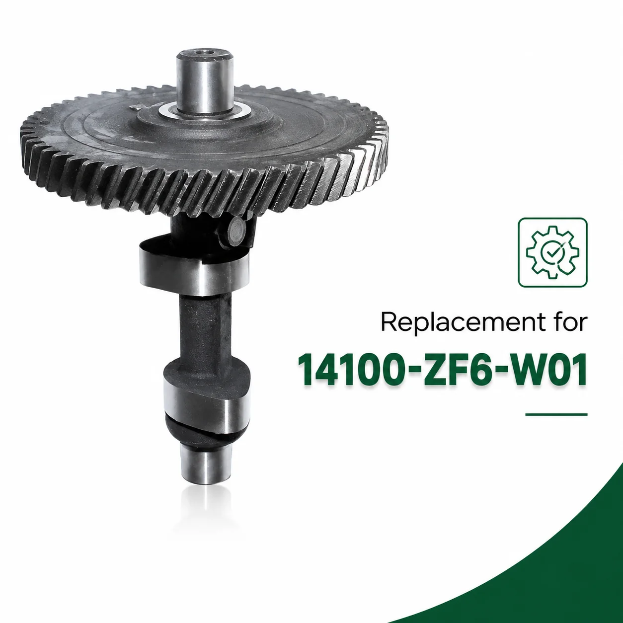 Durable Camshaft Replacement For Honda GX340 GX390 11HP 13HP Engine, fit Generator Water Pump, OEM 14100-ZF6-W01 Engine Parts