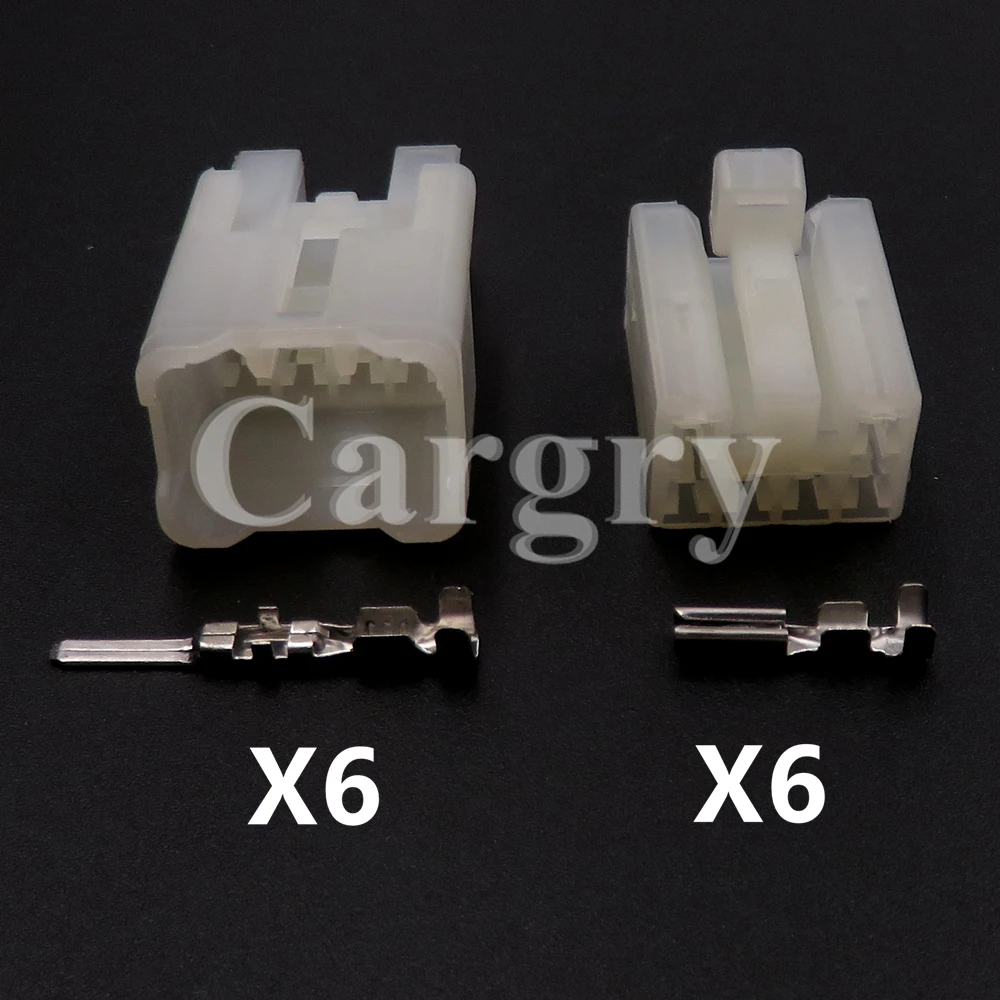 1 Set 6P MG610152 7122-1360 7123-1360 AC Assembly Auto Male Female Wiring Harness Socket Car Audio Modification Connector