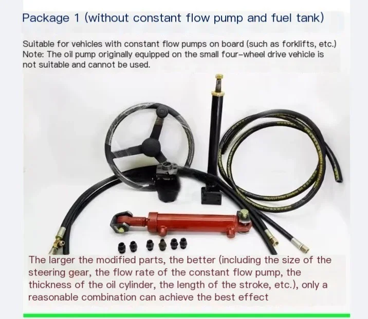 Modified Hydraulic Oil Steering for Four Wheel Tractor - Power Steering Machine for Agricultural Equipment