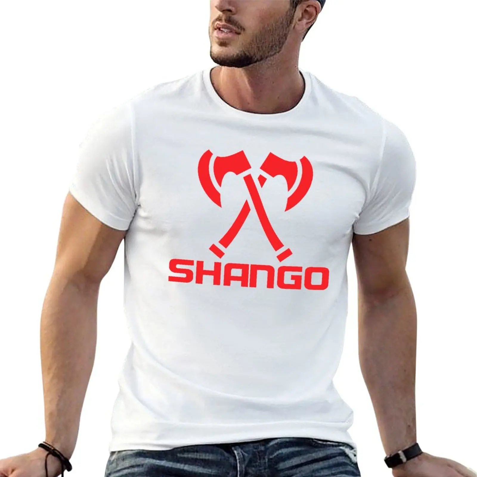 

Shango Orishas Yoruba Santeria T-Shirt man t shirt luxury g man t shirts for men T-Shirt