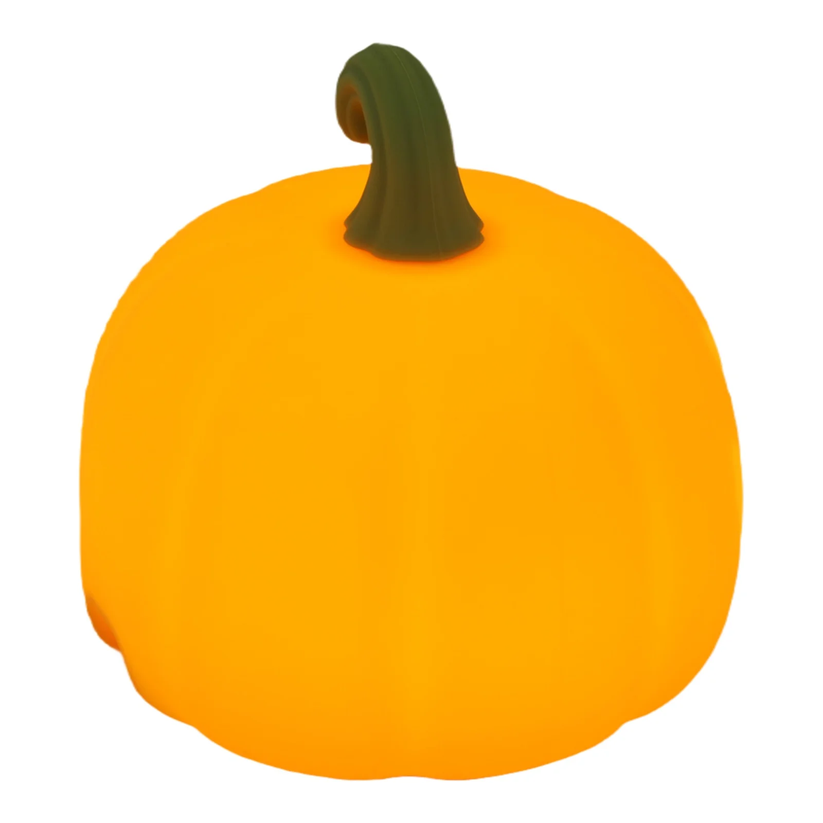 Colorful Cartoon Pumpkin Night Light with USB Rechargeable Battery Soft Silicone Eye Protection Sleep Lamp for Nursery