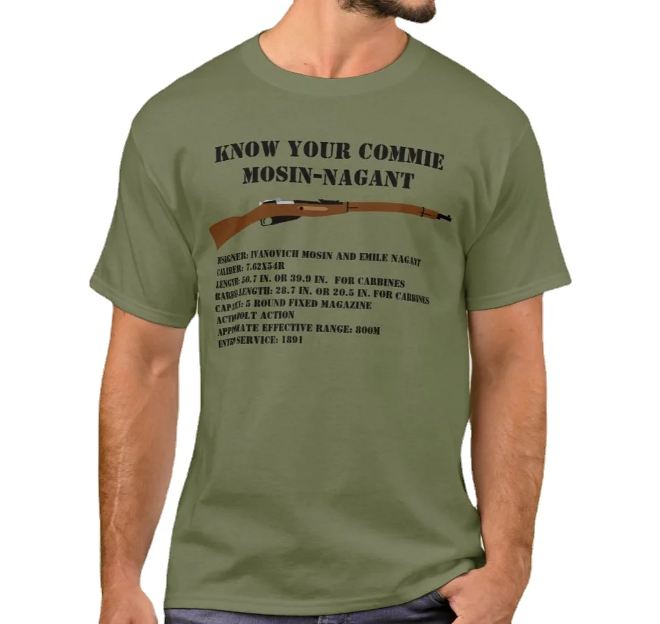 Not All Russian Gun Are Some Type of AK. Soviet Mosin-Nagant Rifle T-Shirt. Summer Cotton O-Neck Short Sleeve Mens T Shirt New