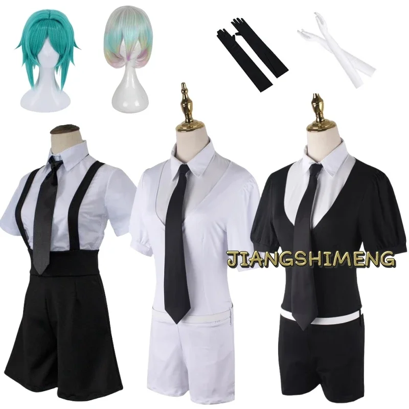 

Anime Land of The Lustrous Diamond Houseki No Bort Kuni Jade Yellow Cosplay Costume Playsuit Outfits Uniforms Suits Wig Cosplay