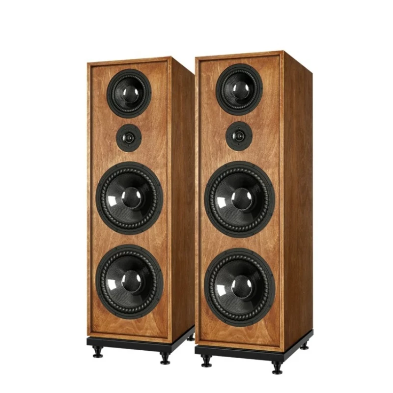 Speakers, audiophile floor-to-ceiling speakers, high school bass, three-way professional audio
