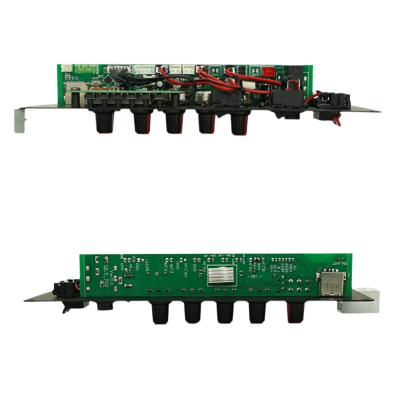 20W Bluetooth Audio Decoder Amplifier Board 7.4V MP3 Subwoofer Microphone Amp Car Music Lossless Heavy Bass Sound