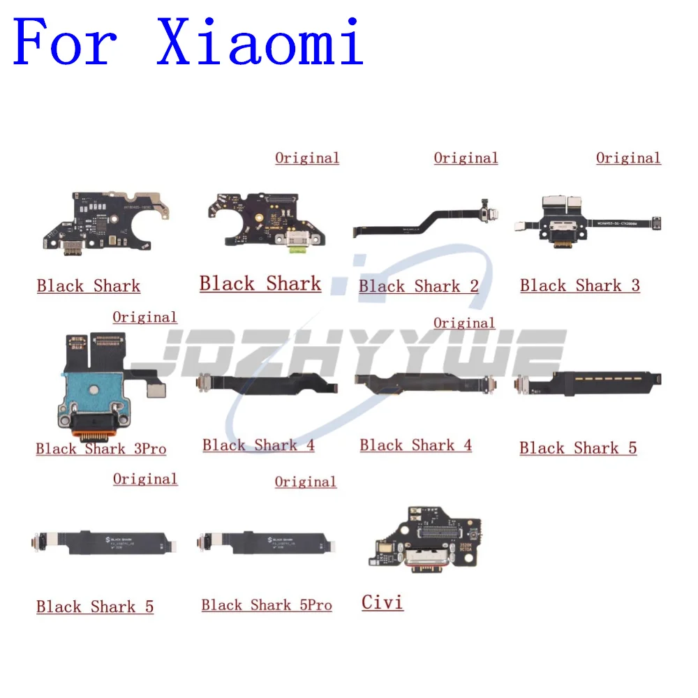 

Плата зарядного устройства Flex для Xiaomi Black Shark 2 3 4 5 Pro Civi USB порт разъем док-станция зарядный гибкий кабель
