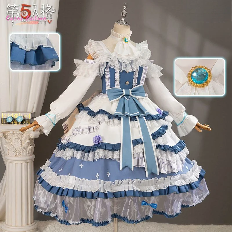 لعبة الهوية V إيما وودز أزياء تنكرية موحدة لحفلة الهالوين للنساء والرجال دعائم الكرنفال