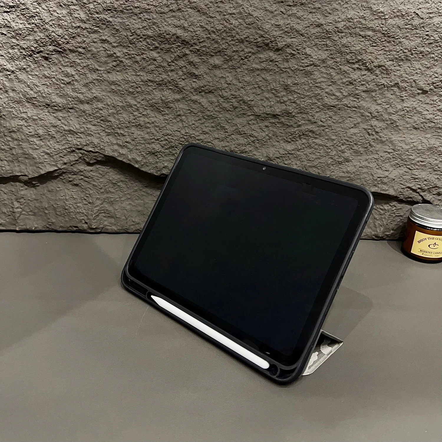 Etui z podstawką na tablet iPad 6 7 8 9 10. generacji 10.2 10.9 11 cali, etui Air Pro Mini 3 4 5 2025 A16, kamuflaż — zdjęcie produktu 5
