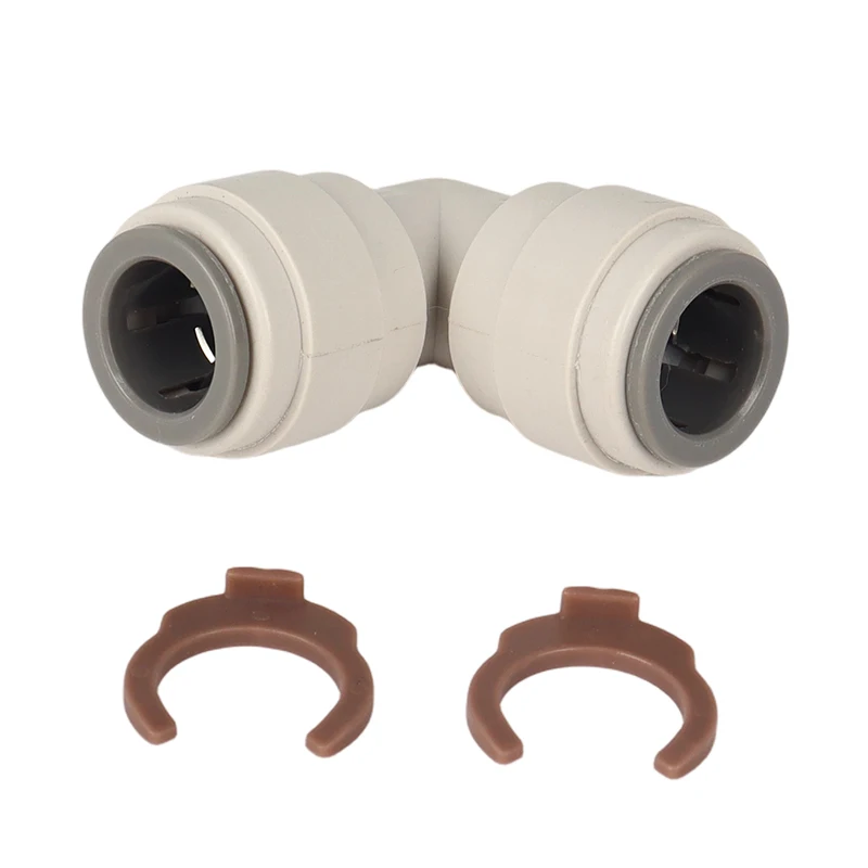 

12mm Equal Elbow Push Fit Pipe Water Fitting Connector Caravan Motorhome Campervan Waterway System Quick Connector