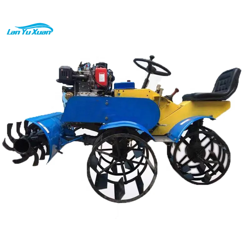 Горячая Распродажа мини-культиватор для рисового поля, культиватор с двигателем