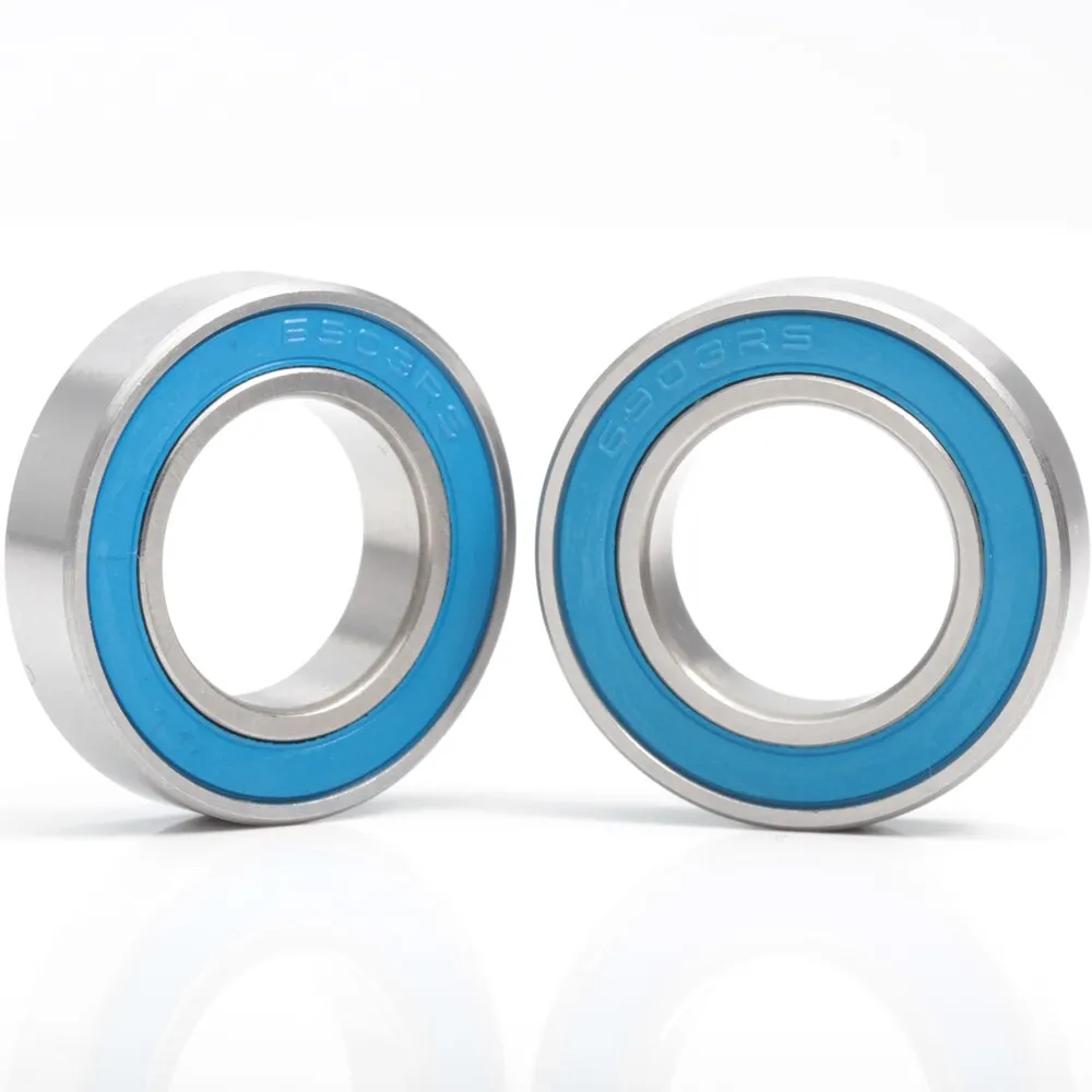 FUSHI 6903RS Bearings Blue Sealed 17x30x7 mm , ABEC-3 6903 2RS Shaft Ball Bearing Parts For Hobby RC Car Truck , Pick of 10Pcs