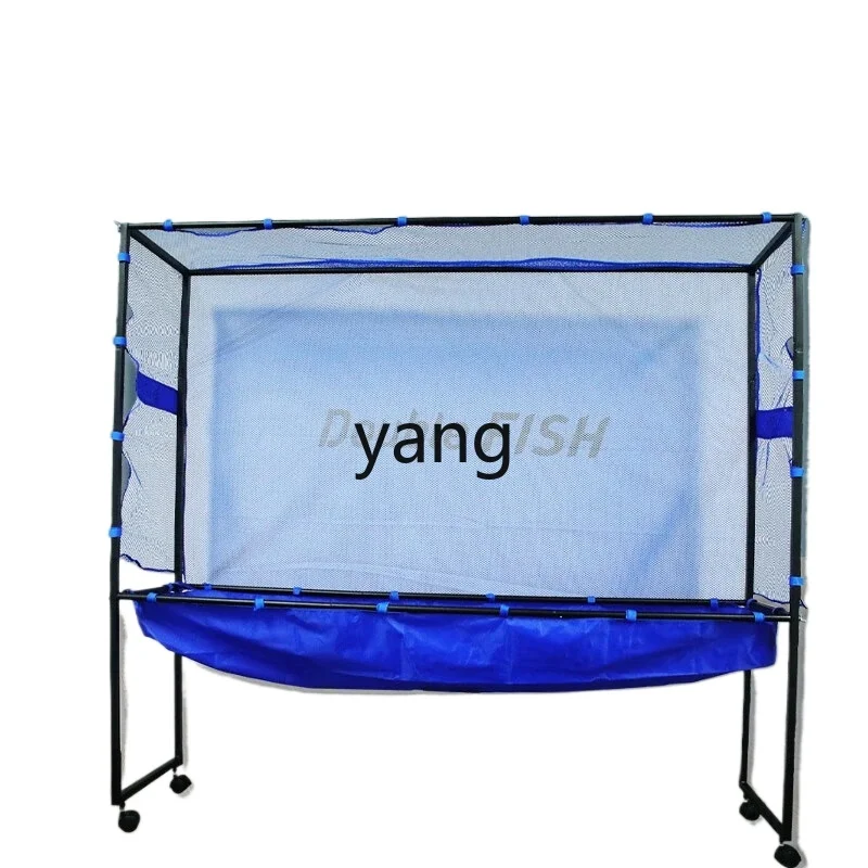 

TGF movable table tennis net teaching floor type ball collector multi-ball stand