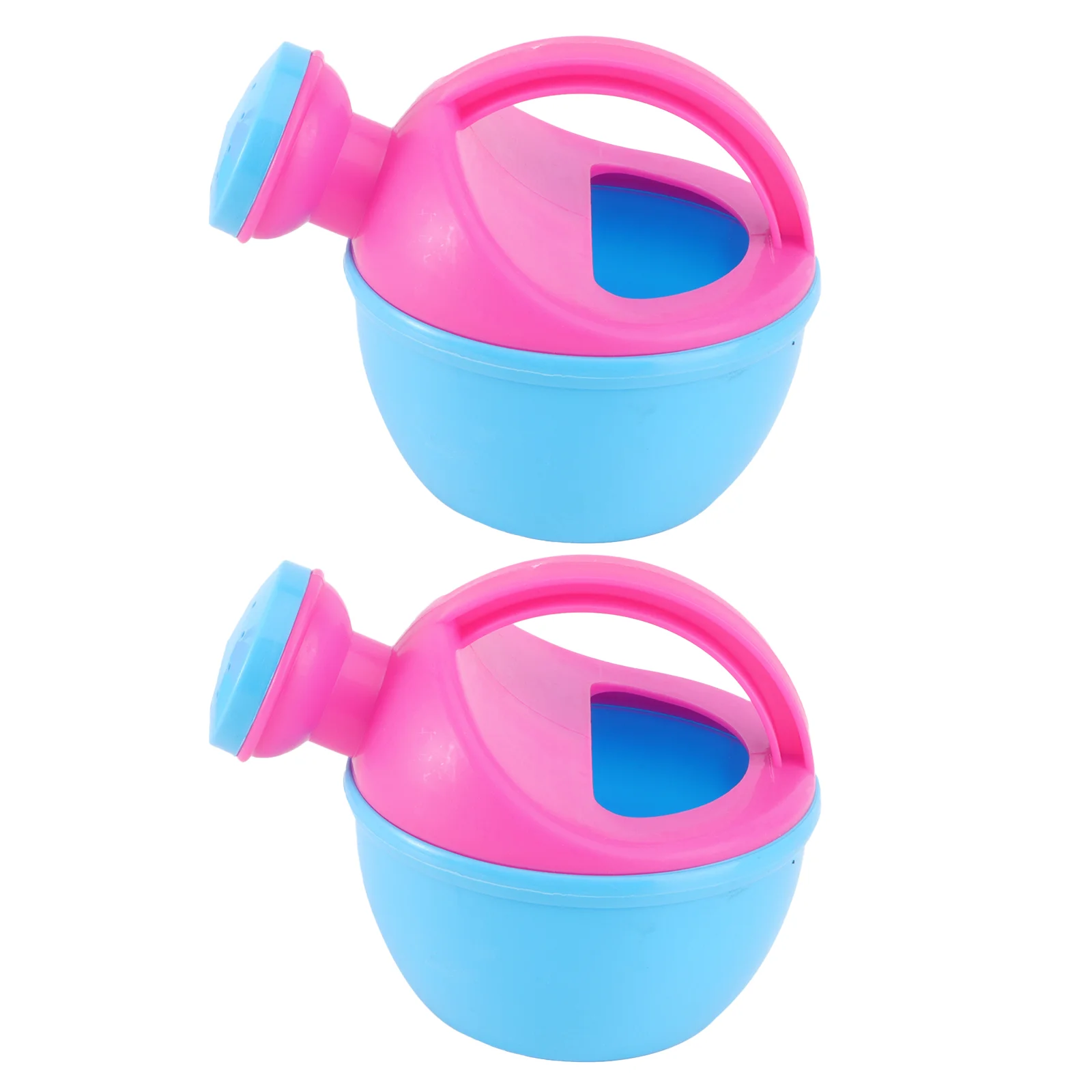 2PCS Bath Toys Bathtub Spray Water Sprinkler Pool Game Watering Can for Toddlers Kids - Size L (Random Color)