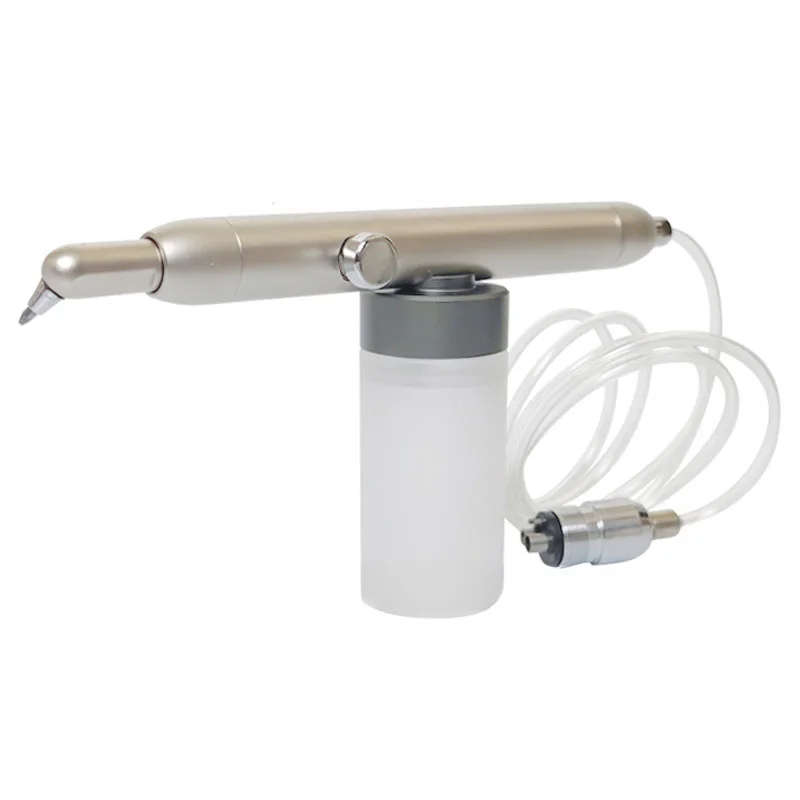 Dental Sandblasting Gun 4 Hole Alumina Medical Oral Sandblasting Machine External Sandblasting Fine Powder Does Not Block Sand