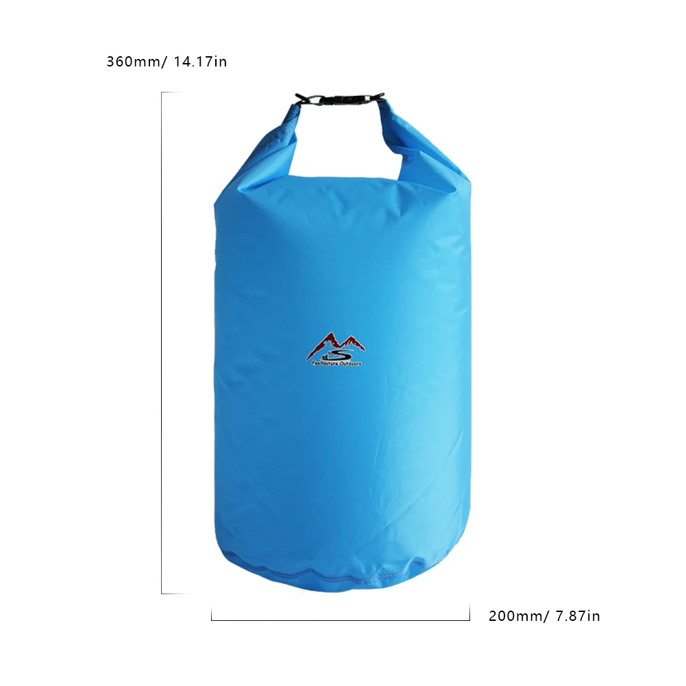 Drifting Rafting Bag Lightweight Swiming Bucket Dry Bag Inflatable with Hooks Removable Easy Installation for Outdoor Camping