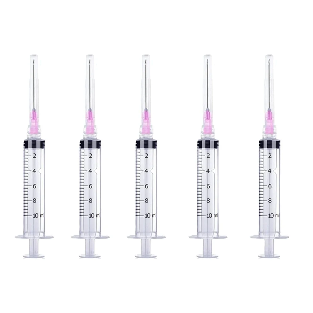 5pcs 10ML Refill Tool Syringe with Needle for Epson for HP for Canon for Brother Ricoh FuJi Printer Ink Cartridge and Ciss