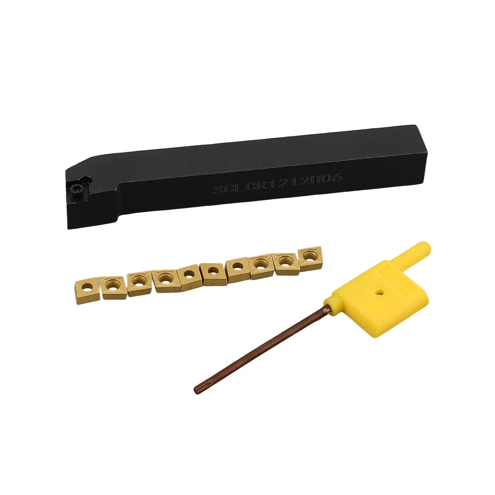 

Heavy duty Lathe Turning Tool Holder with 10pcs CCMT060204HM VP15TF Insert Tool Reliable in Tough Environments