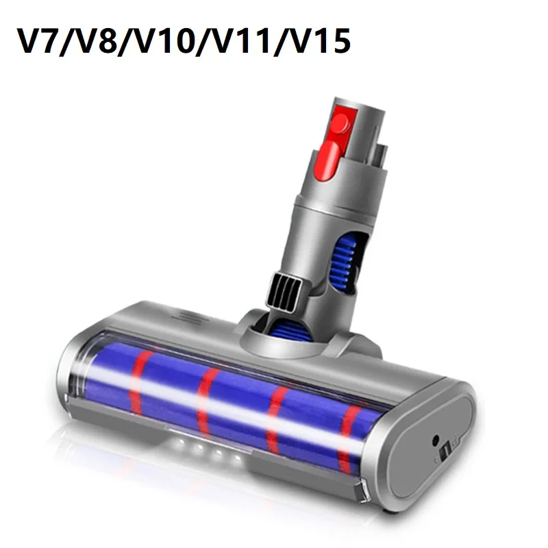 

For Dyson V6 DC58 V7 V8 V10 V11 V15 Cordless Stick Vacuum Cleaner Replacement Floor Brush Head Tool Soft Roller Cleaner Head