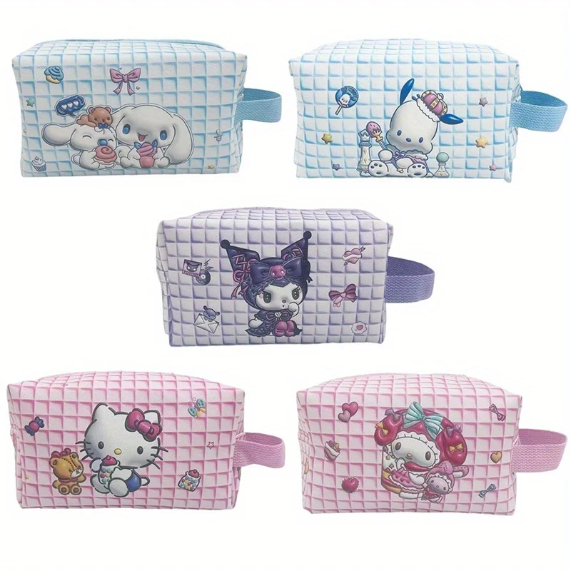 

1 pcs Sanrio Family Large capacity stereo portable Travel Toiletries Storage bag Makeup bag Women's makeup bag