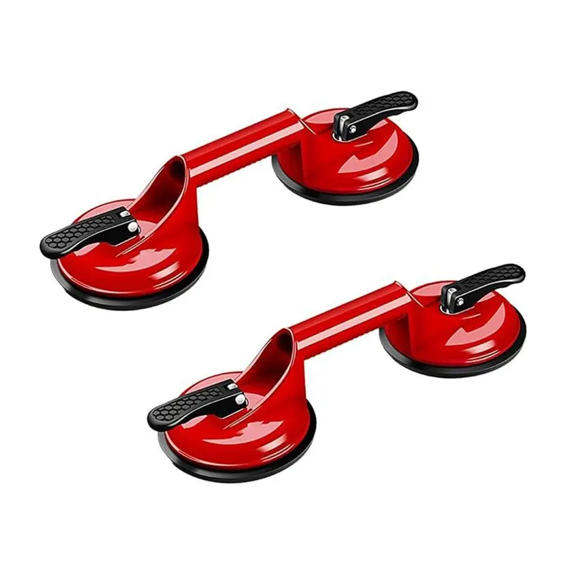 ABLN-Glass Suction Cup Tool, 300LBS Heavy Duty Vacuum Lifter With Aluminum Handle For Window For Tile Door Lifting