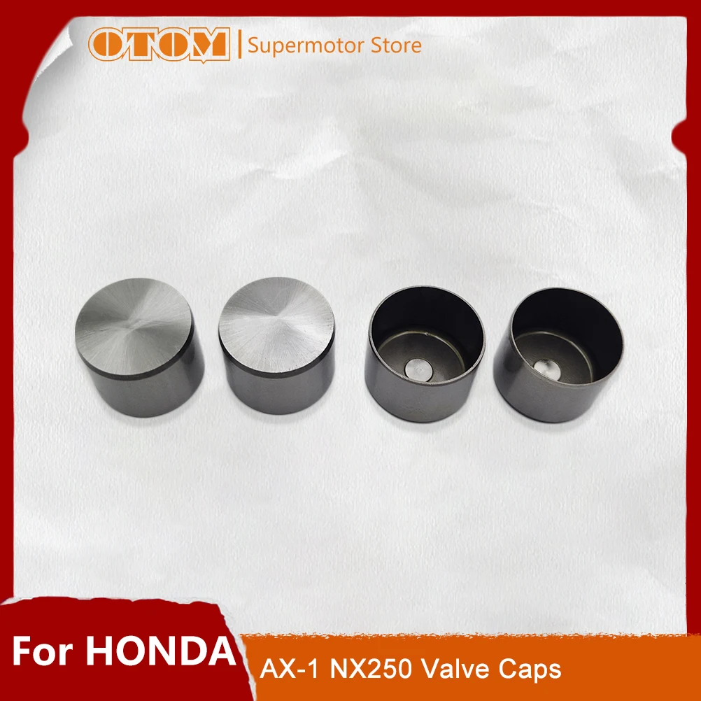 Válvula de Admissão e Escape AX-1 NX250 para Motocicleta, Tampas de Tucho, Junta Superior do Cabeçote do Cilindro, Bucha para HONDA Pit Dirt Bike Motocross