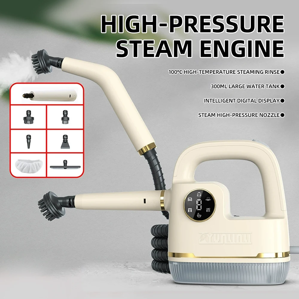 Handheld Steam Cleaning Machine High Temperature Vapor Limpieza Hogar High Pressure Dampfreinigungsmaschine