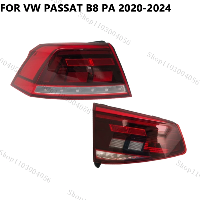 

For Volkswagen VW Passat B8 PA LHD 2020 2021 2022 2023 2024 Rear Tail Light Brake Signal Light Warning Tail Lamp