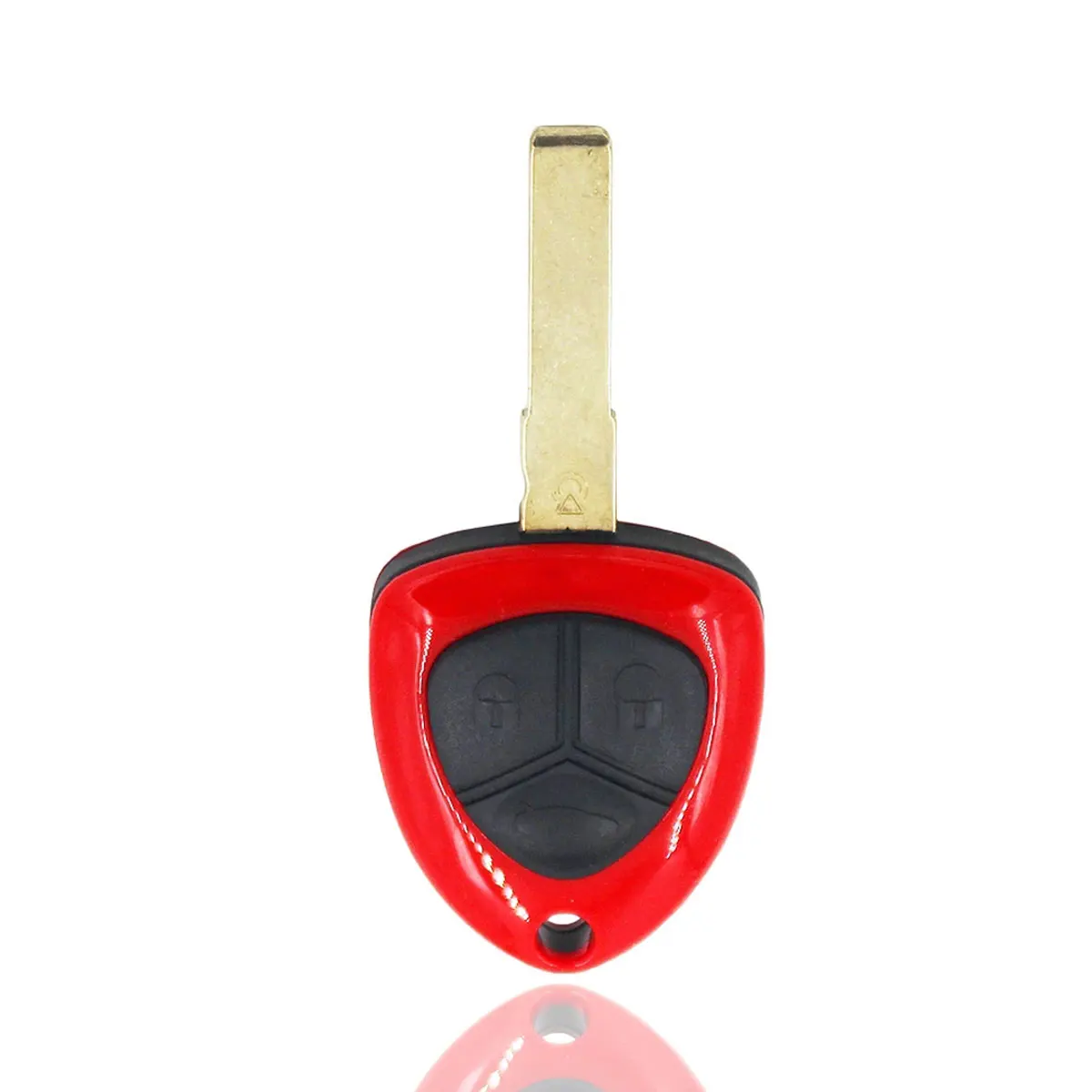 LIXIANG High-Quality 3-Button Remote Key shell with Logo for Ferrari 458 Flat Blade car Remote key body shell replacement