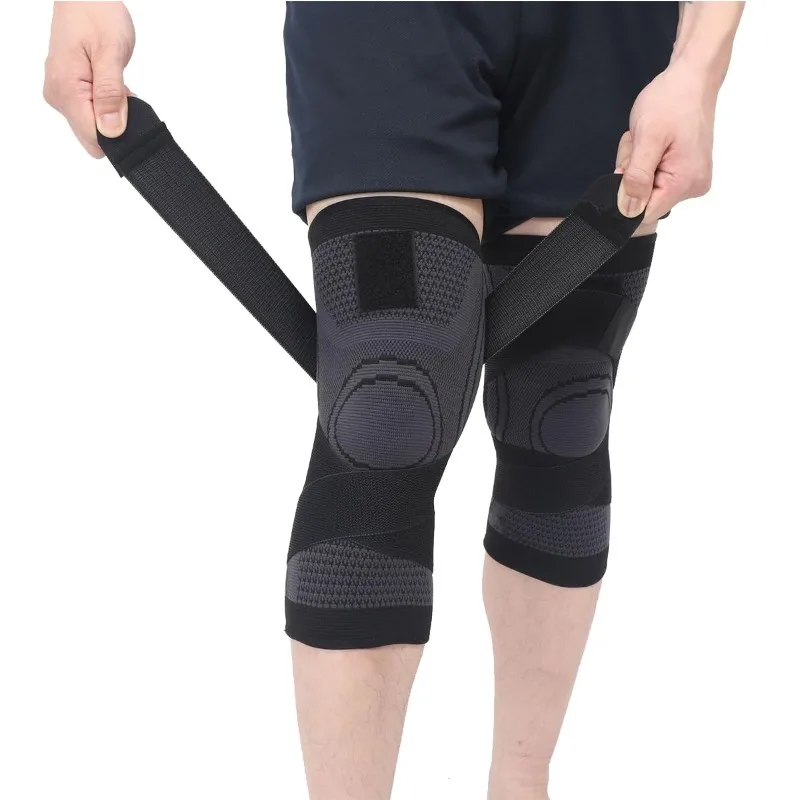 1PC Adjustable Compression Knee Brace Knee Pain Relief Patella Stabilizer Brace Support for Hiking Soccer Basketball Run Sport