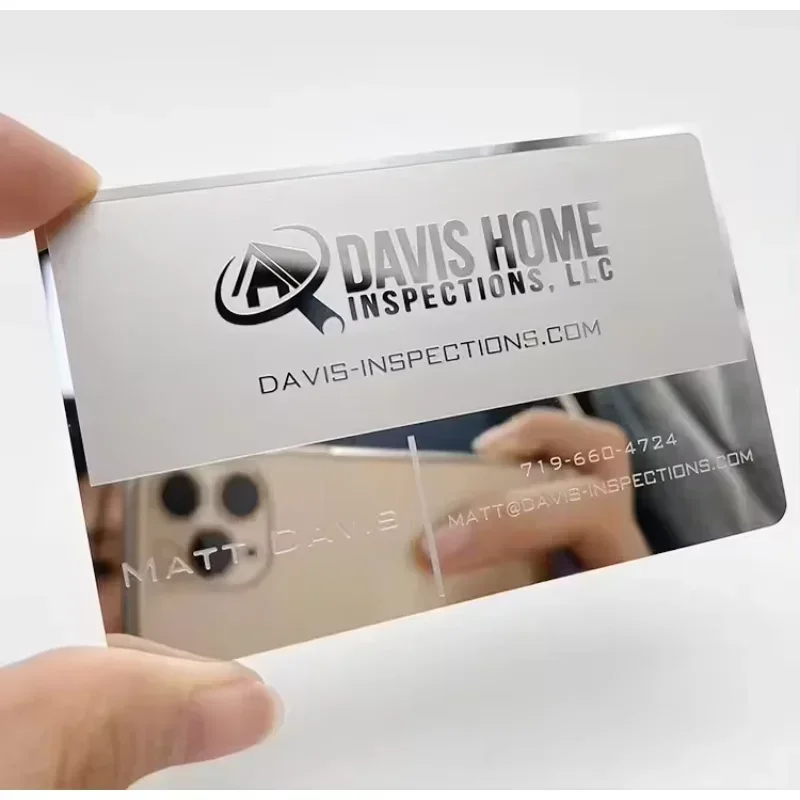 Tarjetas de membresía VIP inteligentes de acero inoxidable imprimibles, diseño gratuito, impresión personalizada en blanco, tarjetas de visita de Metal con Chip NFC dorado