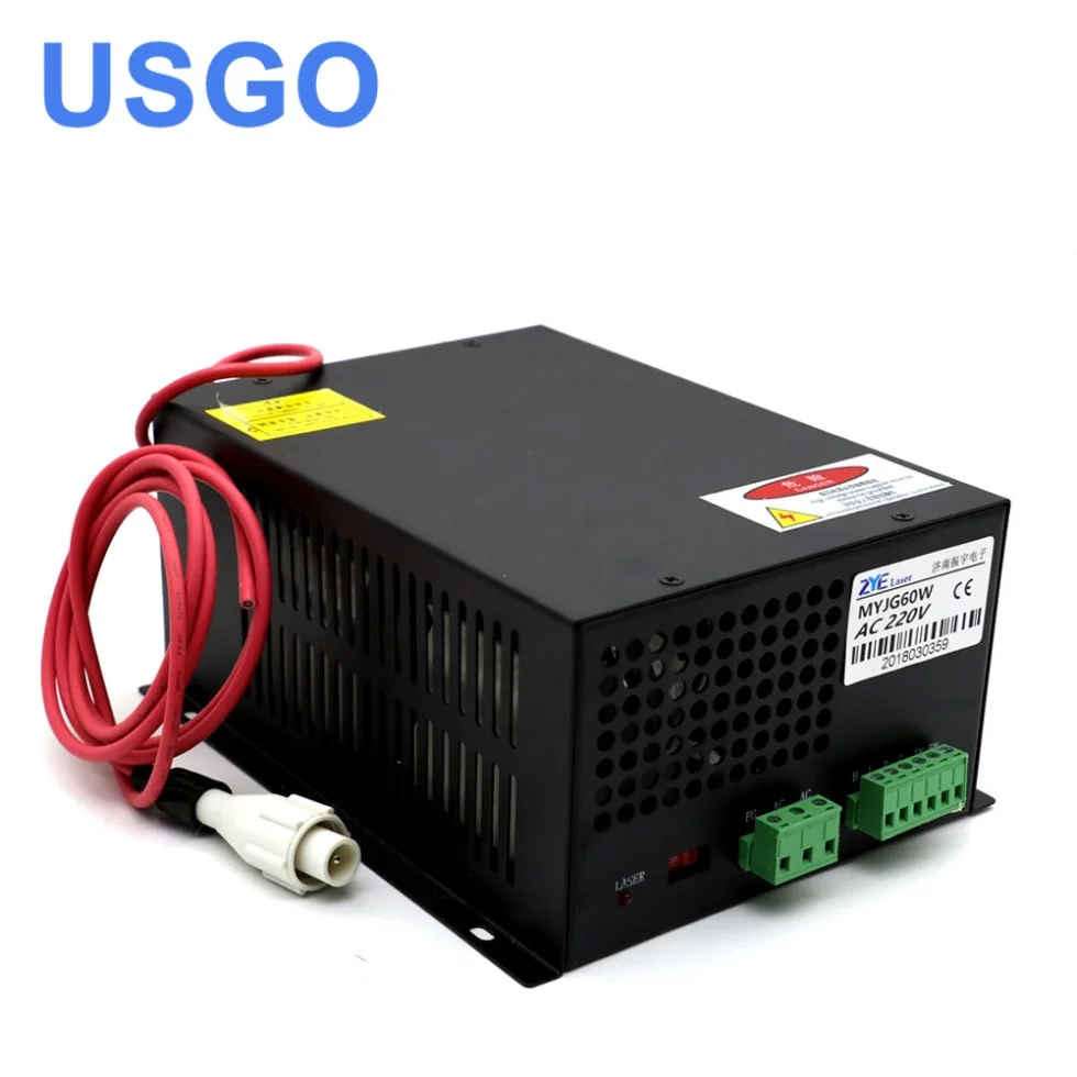 

USGO Co2 Laser Power Supply MYJG-60WA for Co2 Laser Engraving and Cutting Machine