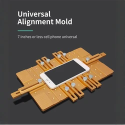 Universal LCD Screen Alignment Metal Mold LCD Glass OCA Laminating Position Mold Mobile Phone Screen Glass Replace Mould Tools