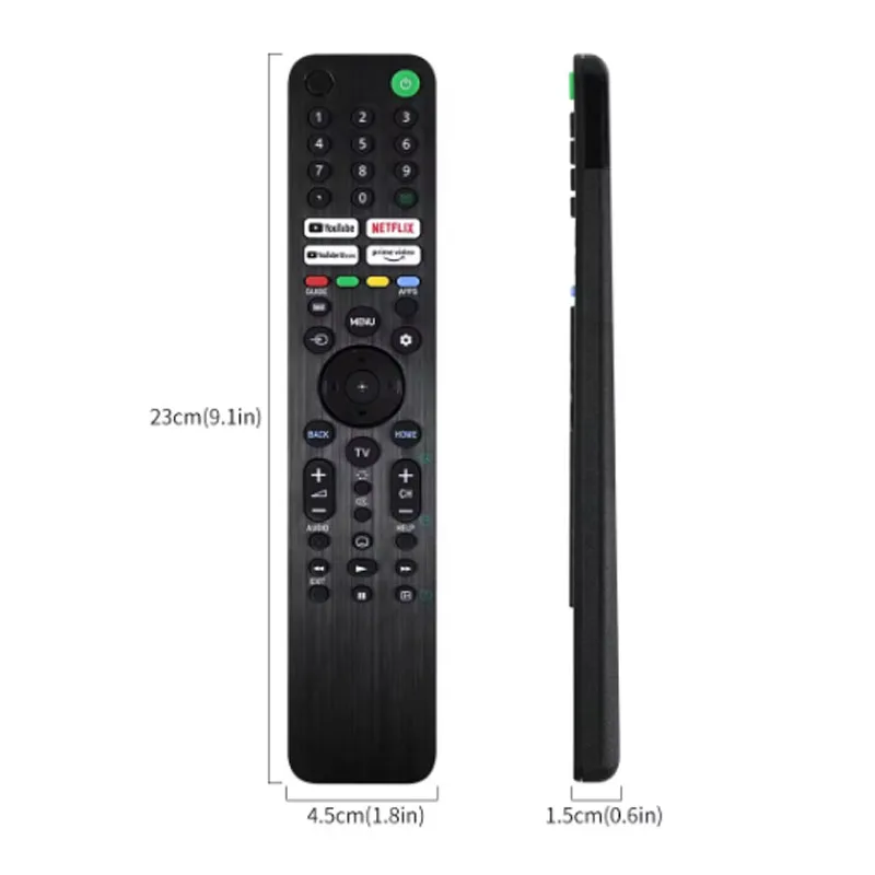 (NO VOICE)New RMF-TX520P Replacement Remote Control for Sony Bravia LCD TV KD-43X80J KD-50X80J KD-55X80J KD-55X85J KD-65X80J