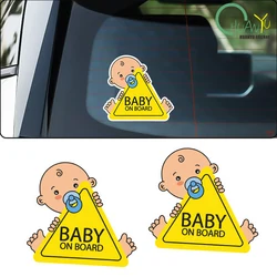 Baby on Board PVC Car Stickers Tuning Cartoon Window Decals Automobiles Decoration Personalized Bomb Ornament