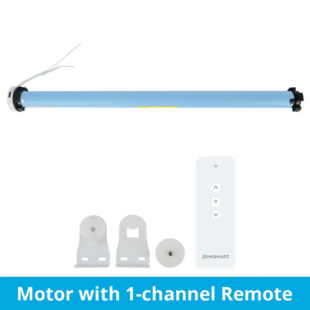 Zemismart Zigbee Roller Shade Blinds Motor Built-in Battery Work with Tuya Smartthings App Alexa Google Home Voice Control image 3