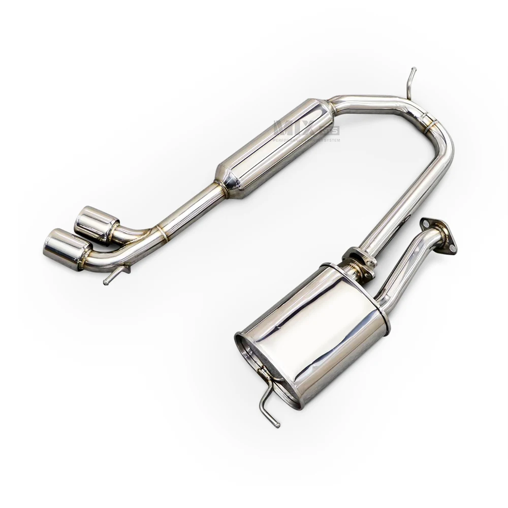 مزيج مصنع نظام عادم السيارات لسوزوكي جيمي 1.5 2020-2023 sus304 أنبوب عادم من الفولاذ المقاوم للصدأ نظام عادم القط الخلفي