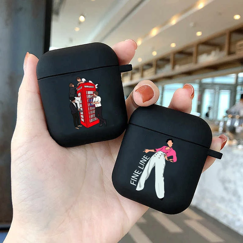 

Hot singer Treat People with Kindness Soft silicone TPU Case For AirPods Pro 1 2 3 4 Black Wireless Bluetooth Earphone Box Cover
