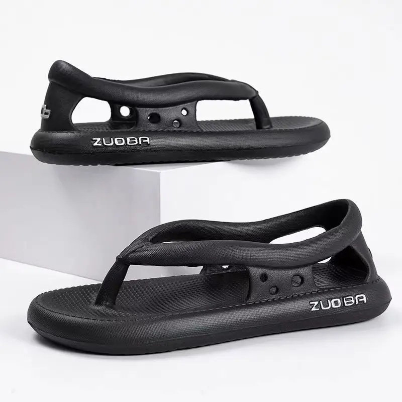 Bags and flip-flops for men and women, summer fashionable outer wear, thick-soled home non-slip beach shoes, sandals and slipper