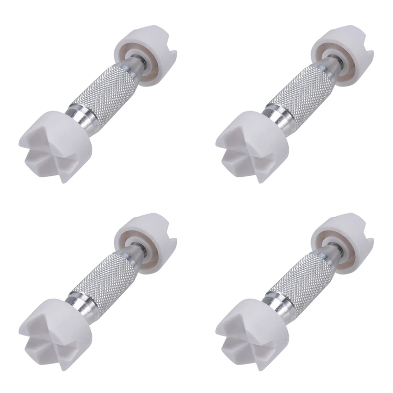 4X Guitar Repair Brace Tools Guitar Sound Beam Repair Stand Holder For Acoustic Guitar Luthier Supplies DIY Silver+White