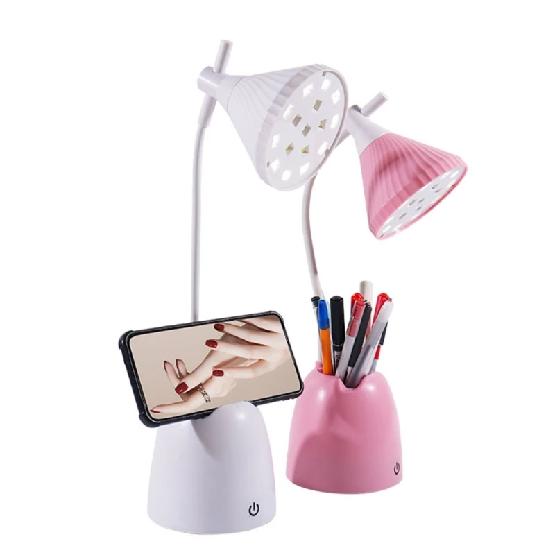 E1YE Dryer Mini Lamp LED Art Lamp Light Pen Holder Art Tools