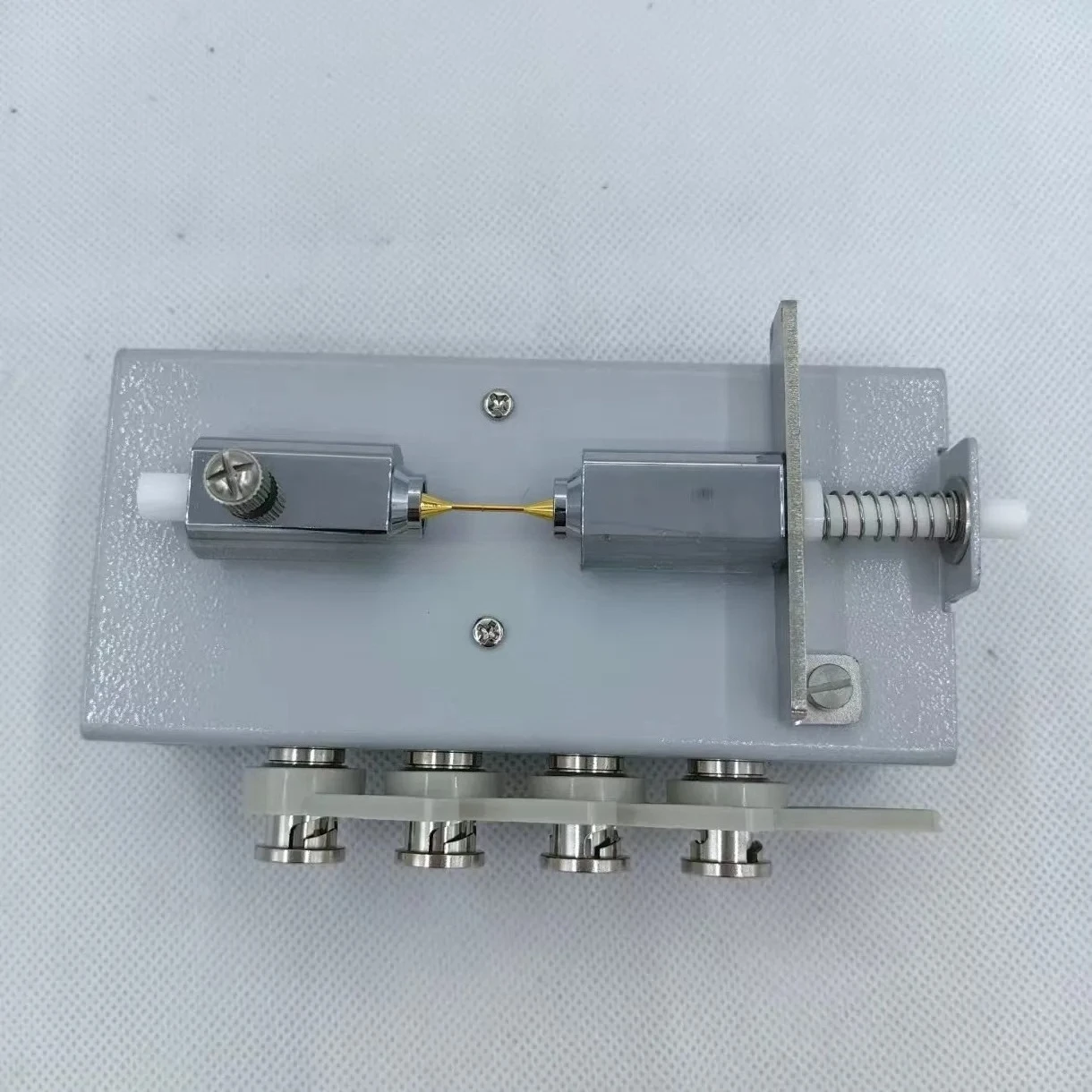 New SMD Patch Element Thimble Test Fixture Piezoelectric Ceramic Wafer Fixture LCR Bridge Test Fixture