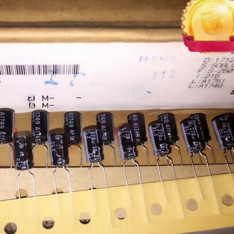 20PCS ZLJ High Frequency Capacitor 16V 270UF 6X11 Replace 16V 220UF
