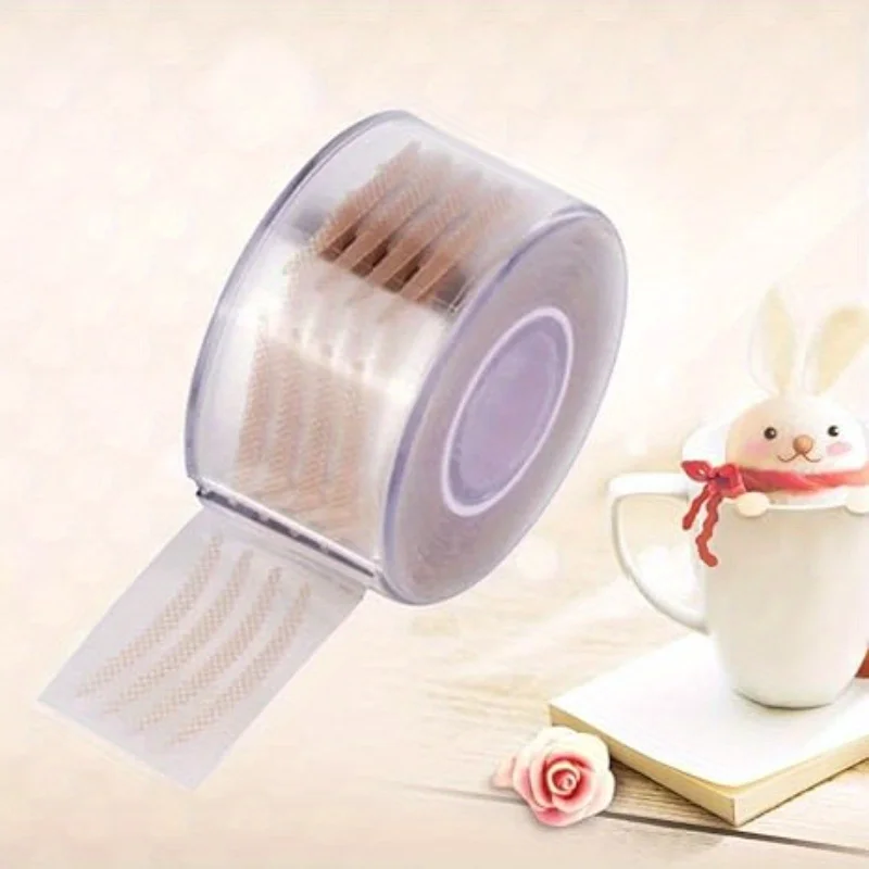 600 pcs 1 ชุดสติกเกอร์เทปตาที่มองไม่เห็น Double Fold Eyelid Lace Eyelash เทป Self-กาวขนตาเครื่องมือ Lashes Patch